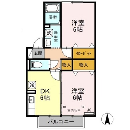 エクセランの物件間取画像